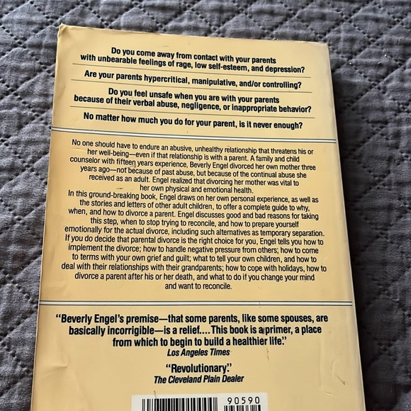 Divorcing a Parent - A Book by Beverly Engel - Picture 5 of 8